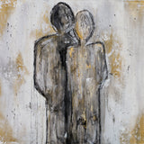 "Forever by Your Side 2" Abstract Original 36x36